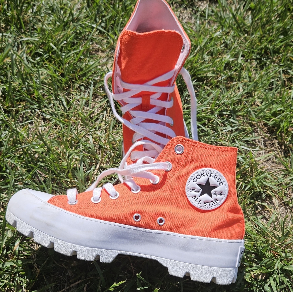 Converse Kids High-Top Sneakers - Orange